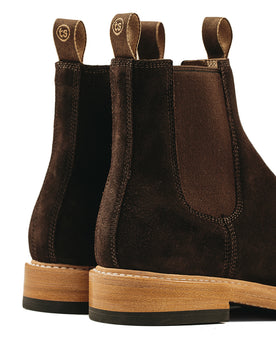 The Ranch Boot in Weatherproof Chocolate Suede: Alternate Image 12, Footwear by Taylor Stitch