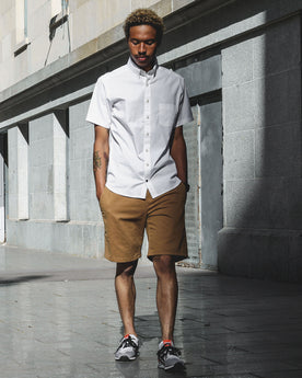 The Short Sleeve California in White Poplin: Alternate Image 2, Wovens by Taylor Stitch