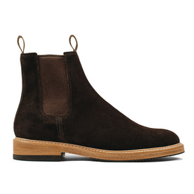 The Ranch Boot in Weatherproof Chocolate Suede - featured image