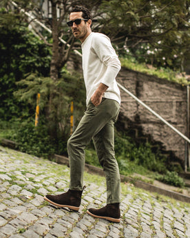 The Ranch Boot in Weatherproof Chocolate Suede: Alternate Image 1, Footwear by Taylor Stitch