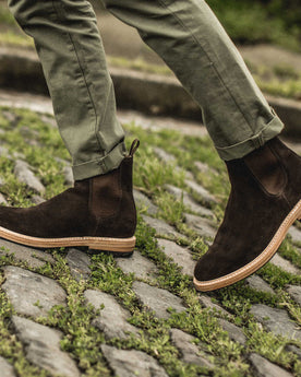 The Ranch Boot in Weatherproof Chocolate Suede: Alternate Image 7, Footwear by Taylor Stitch