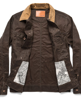 The Long Haul Jacket in Tobacco Waxed Canvas: Alternate Image 14, Outerwear by Taylor Stitch