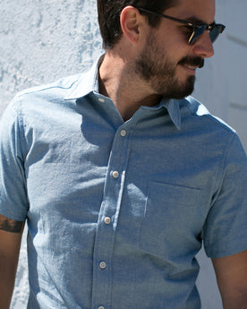 The Short Sleeve California in Slub Chambray: Alternate Image 2, Wovens by Taylor Stitch
