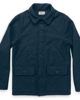 The Submariner in Navy Donegal Lambswool: Featured Image, Outerwear by Taylor Stitch