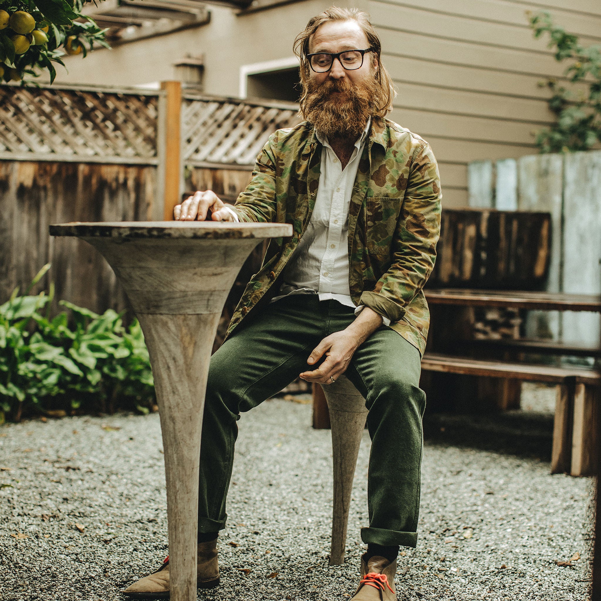 The Camp Pant in Dark Olive Boss Duck | Taylor Stitch