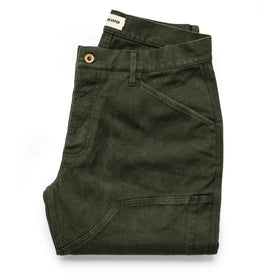 The Chore Pant in Dark Olive Boss Duck: Featured Image
