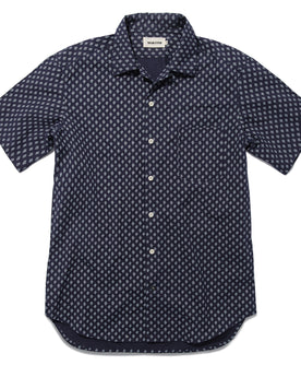 The Short Sleeve Hawthorne in Navy Floral: Featured Image, Wovens by Taylor Stitch