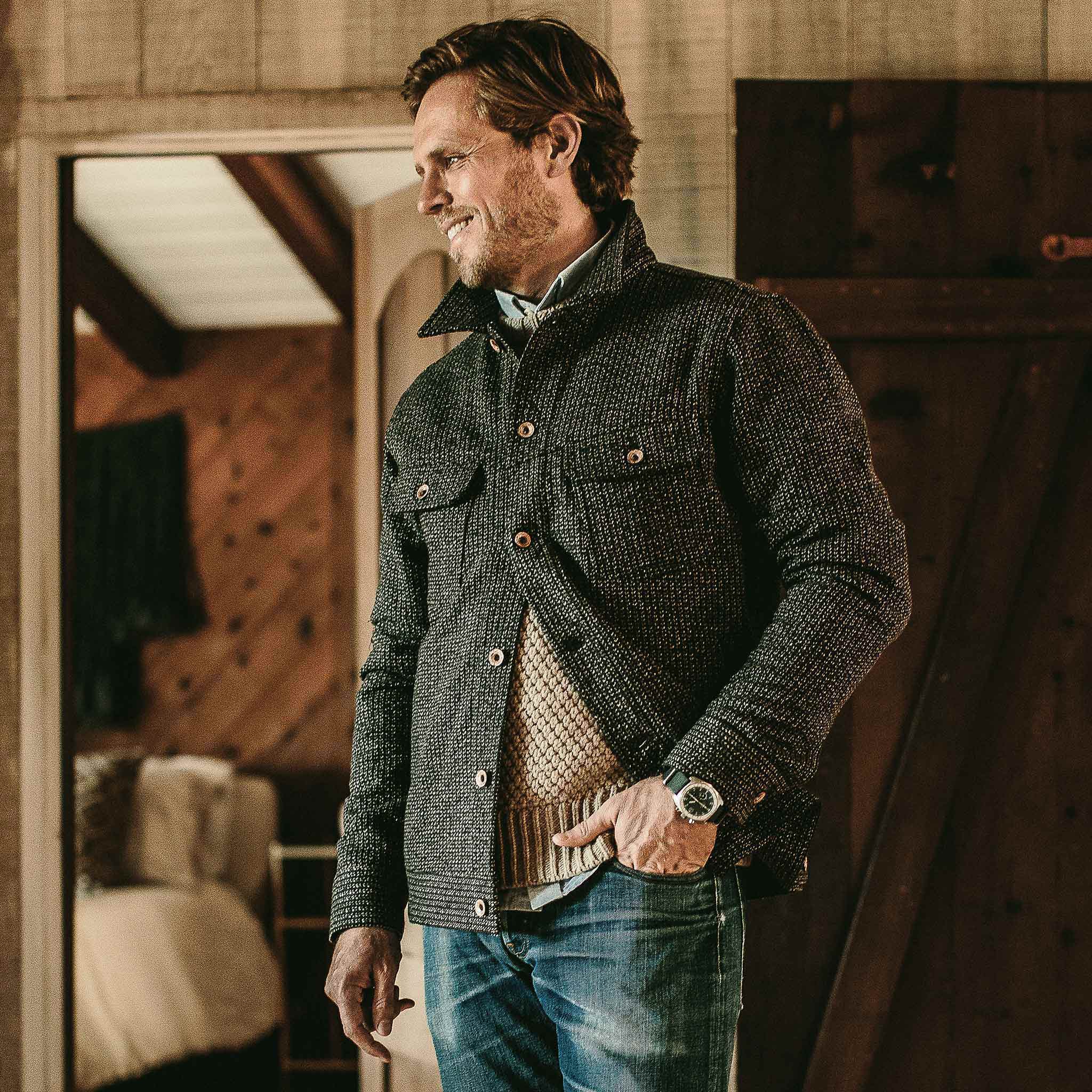 The Long Haul Jacket in Wool Beach Cloth | Taylor Stitch