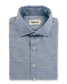 The Hyde in Sky Brushed Melange: Featured Image, Wovens by Taylor Stitch