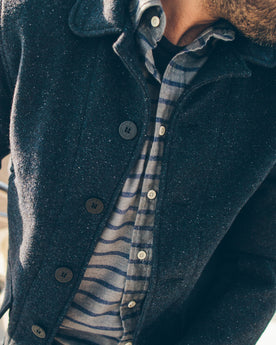 The Submariner in Navy Donegal Lambswool: Alternate Image 1, Outerwear by Taylor Stitch