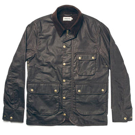 The Rover Jacket in Chocolate Beeswaxed Canvas - featured image