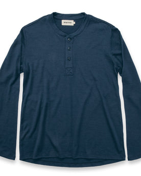 The Merino Henley in Indigo: Featured Image, Mens by Taylor Stitch