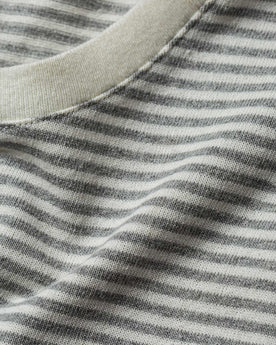 The Fourtillfour Heavy Bag Tee in Ash Stripe: Alternate Image 4, Knits by Taylor Stitch