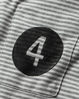 The Fourtillfour Heavy Bag Tee in Ash Stripe: Alternate Image 5, Knits by Taylor Stitch