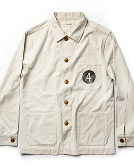The Fourtillfour Ojai Jacket in Natural Reverse Sateen: Featured Image, Outerwear by Taylor Stitch