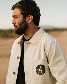 The Fourtillfour Ojai Jacket in Natural Reverse Sateen: Alternate Image 2, Outerwear by Taylor Stitch