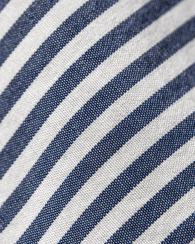 The Short Sleeve California in Navy Stripe Poplin: Alternate Image 6, Wovens by Taylor Stitch
