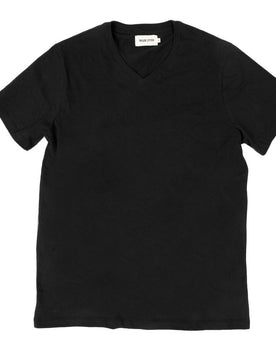 The V-Neck Tee in Black: Featured Image, Knits by Taylor Stitch