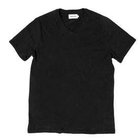 The V-Neck Tee in Black: Featured Image