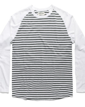 The Triblend Long Sleeve in Charcoal Stripe: Featured Image, Knits by Taylor Stitch