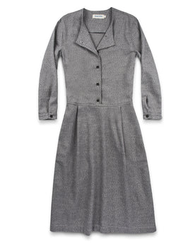 The Juniper Dress in Charcoal Brushed Melange: Featured Image, Dresses by Taylor Stitch