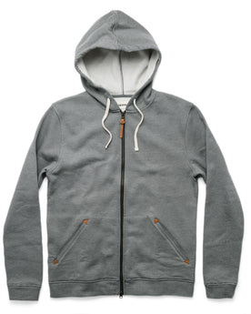 The Après Hoodie in Grey Stripe: Featured Image, Knits by Taylor Stitch
