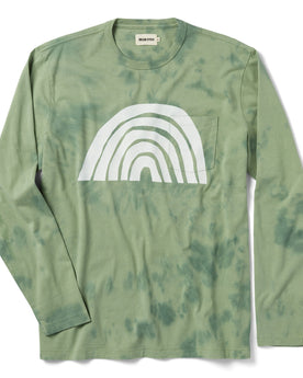 flatlay of The Organic Cotton Long Sleeve in Ecology Center, Knits by Taylor Stitch