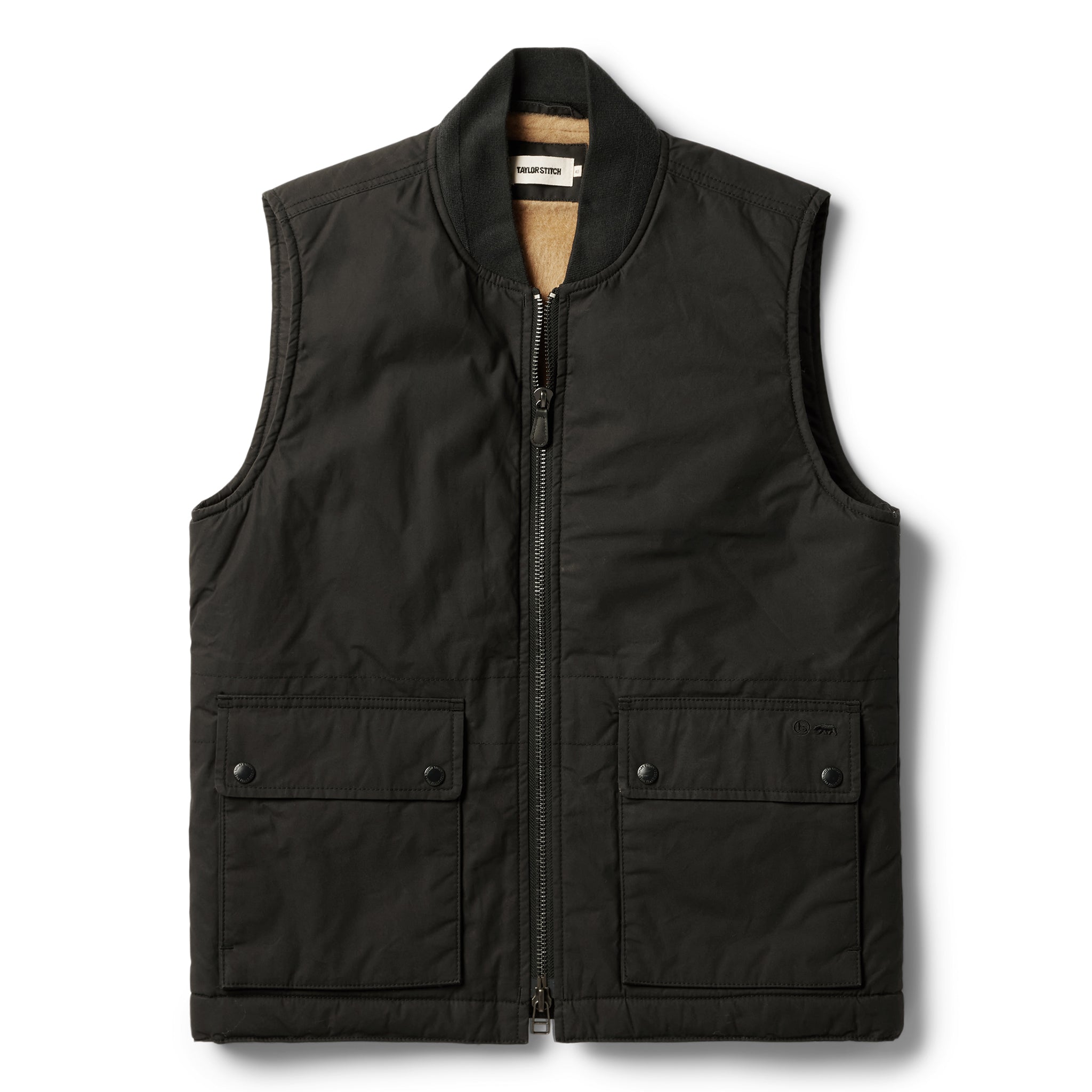 The Ignition Vest in Coal Dry Wax Taylor Stitch Classic Men s
