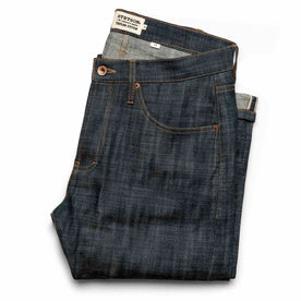 The Slim Jean in Green Cast Selvage: Featured Image