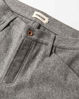 material shot showing pocket detail , Bottoms by Taylor Stitch