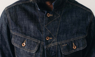 editorial image of The Long Haul in Rinsed Indigo Selvedge