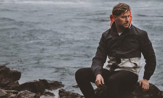 Scott Bakken wearing The Navigator Jacket in Iceland