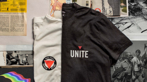 The Cotton Hemp Tee in Hate-Free and Unite 
