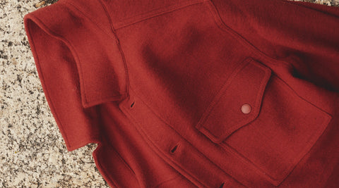 editorial flatlay of The Kenne Shirt Jacket