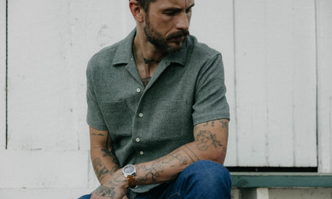 How to Style A Camp Collar Shirt