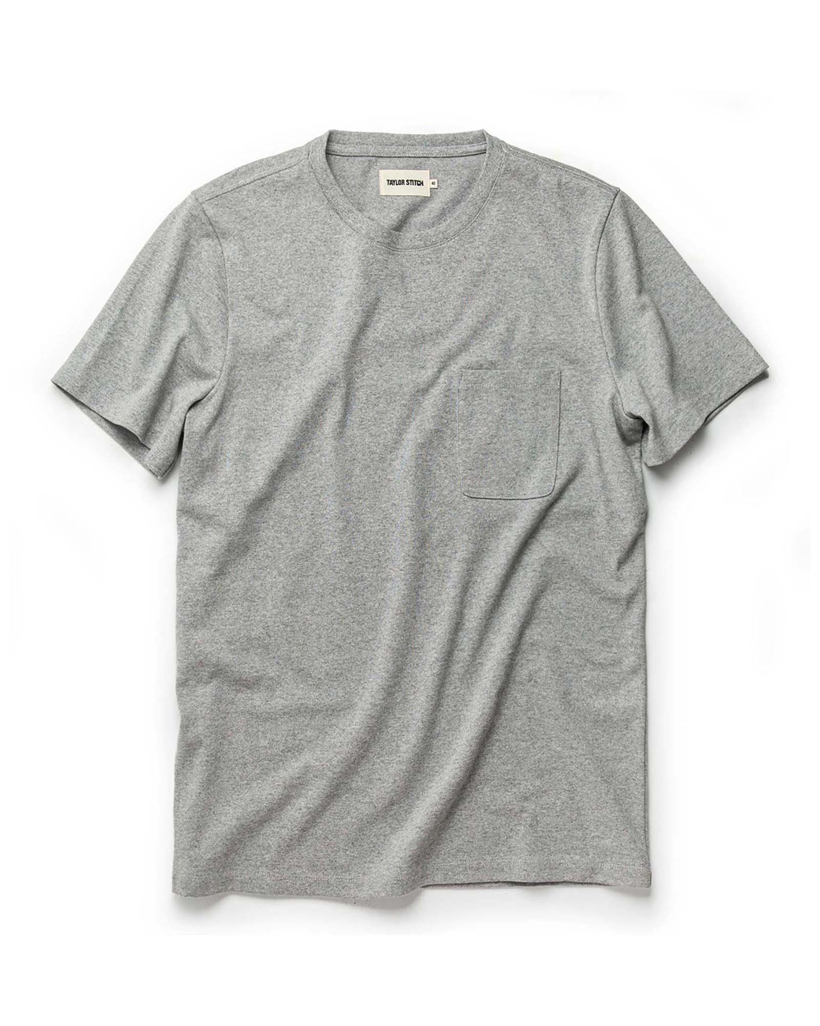 The Heavy Bag Tee in Aluminum: Featured Image, Knits by Taylor Stitch