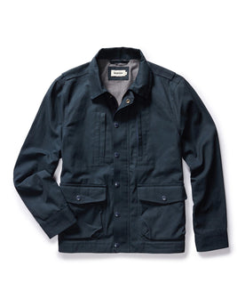 The Pathfinder Jacket in Dark Navy Dry Wax, Outerwear by Taylor Stitch