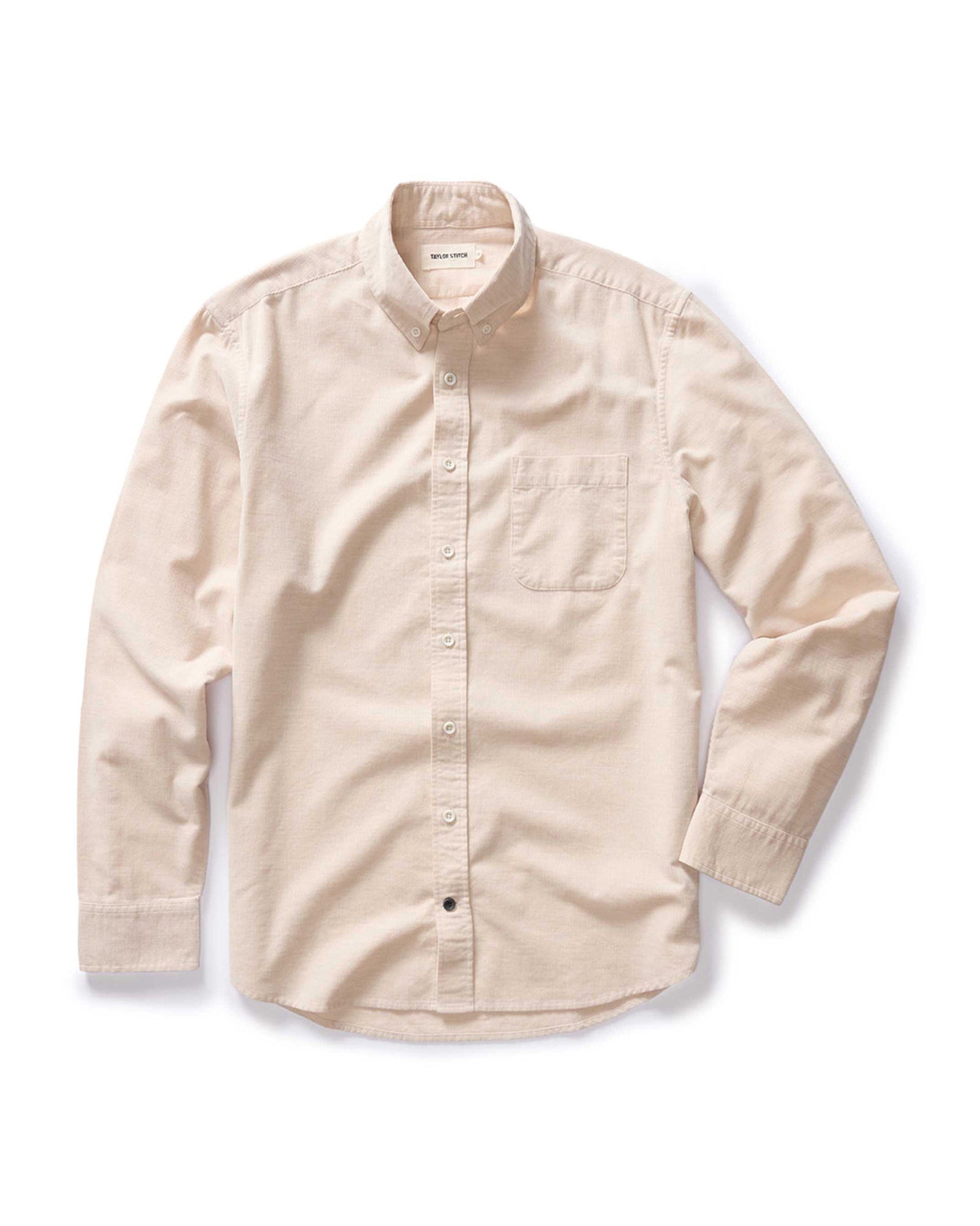 flatlay of The Jack in Oat Heathered Pincord, Wovens by Taylor Stitch