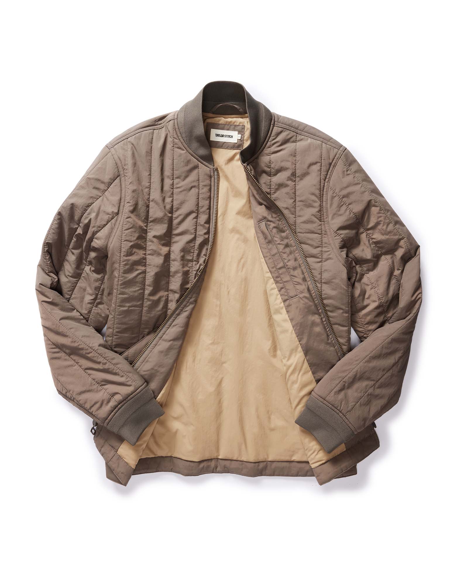 The Able Jacket in Morel Quilted Nylon: Alternate Image 8, Outerwear by Taylor Stitch