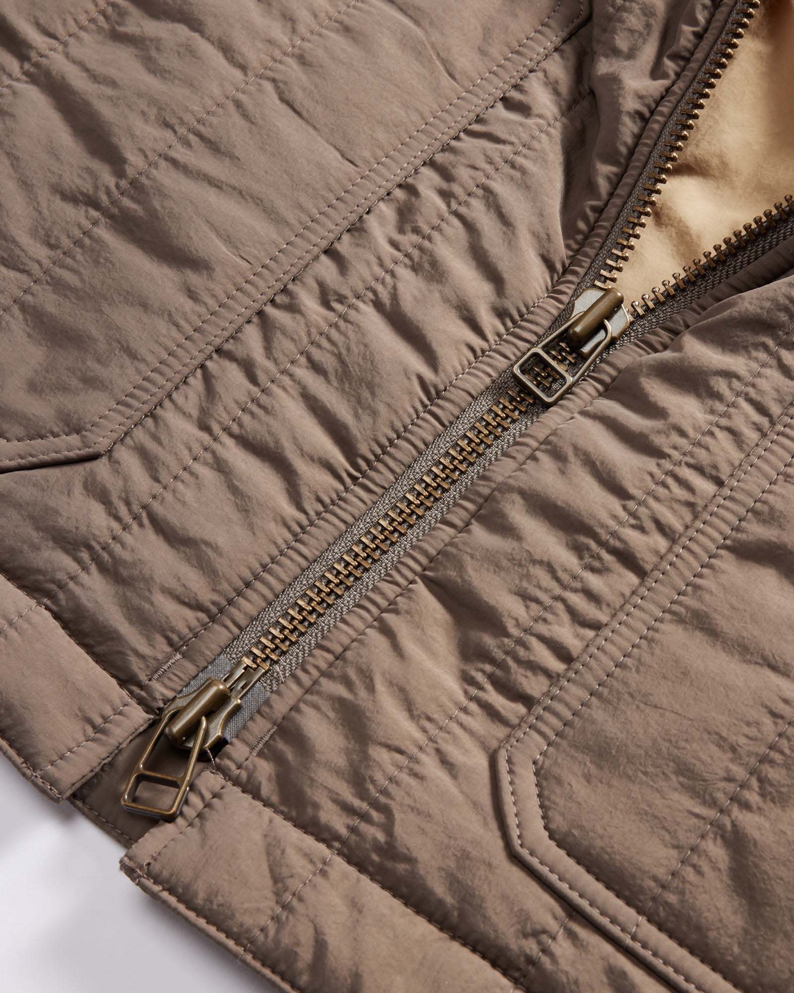 The Able Jacket in Morel Quilted Nylon: Alternate Image 5, Outerwear by Taylor Stitch