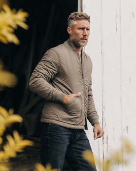 The Able Jacket in Morel Quilted Nylon, Outerwear by Taylor Stitch