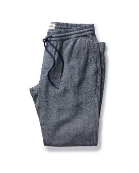 flatlay of The Apres Pant in Navy Linen Tweed, Bottoms by Taylor Stitch