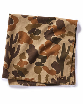 folded flatlay of The Bandana in Arid Camo, Accessories by Taylor Stitch