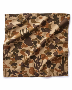 flatlay of The Bandana in Arid Camo, Accessories by Taylor Stitch
