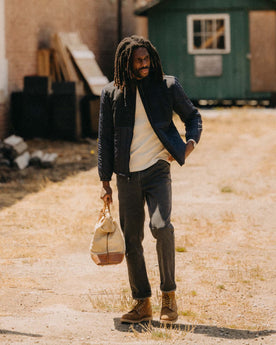 The Ember Jacket in Dark Navy Quilted Nylon: Alternate Image 2, Outerwear by Taylor Stitch