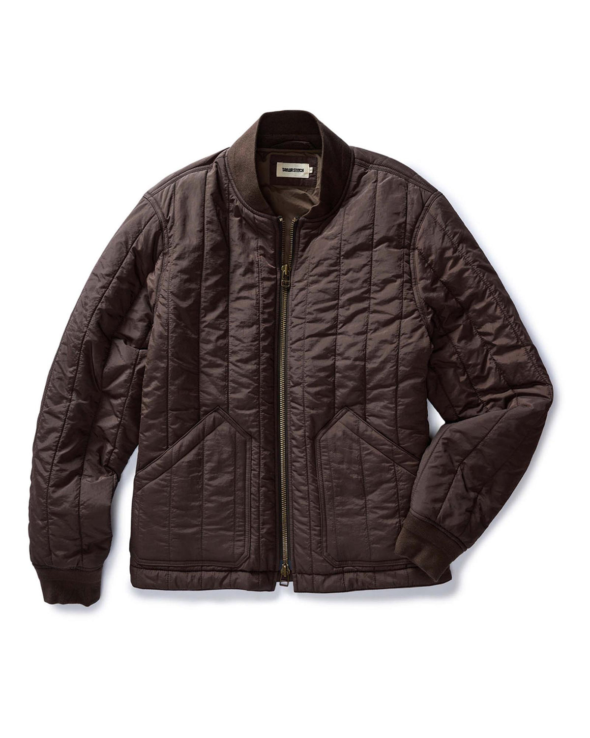 The Able Jacket in Soil Quilted Nylon