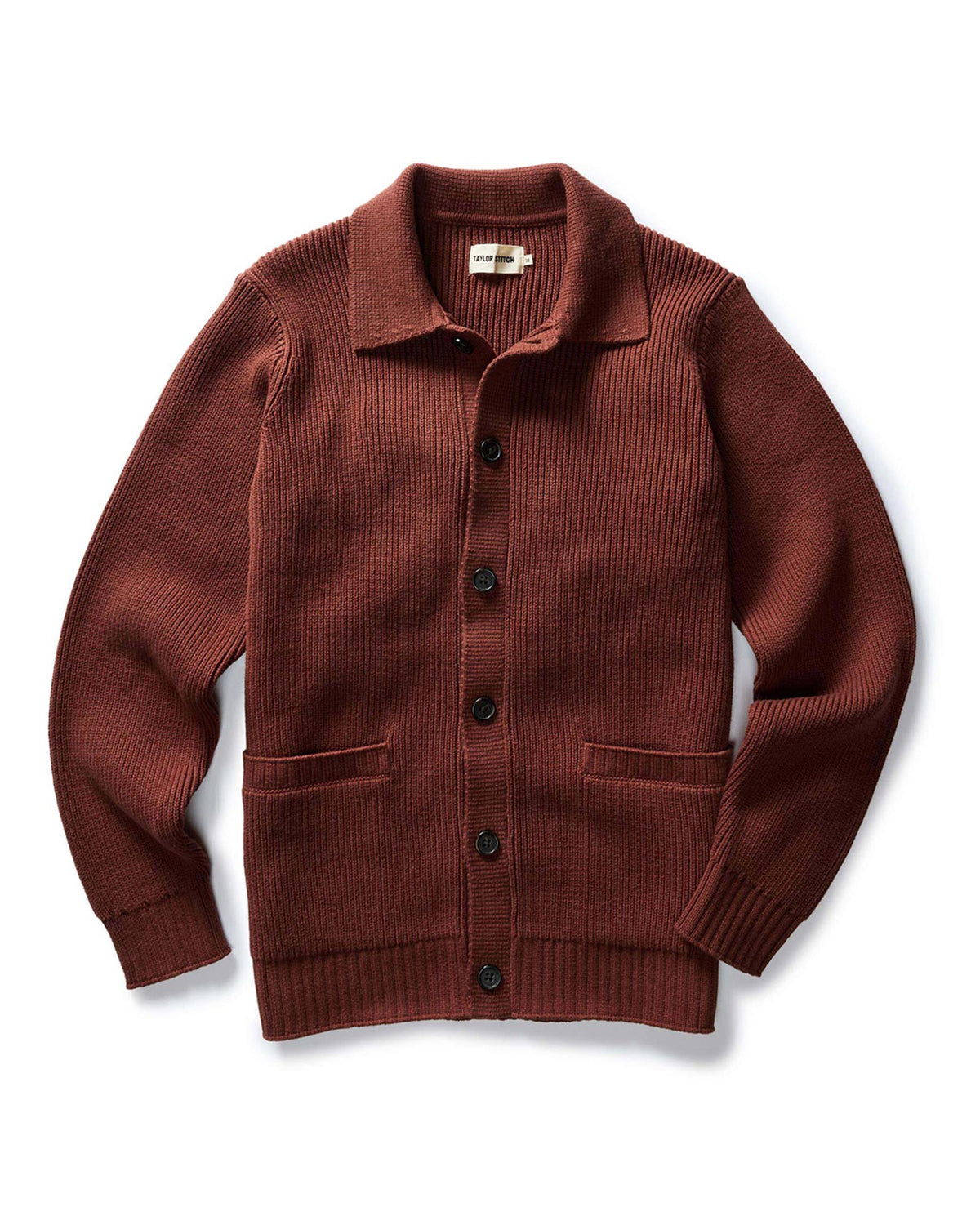 The Harbor Sweater Jacket in Mahogany
