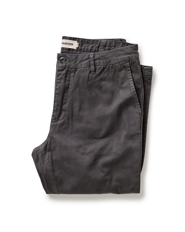 The Slim Foundation Pant in Organic Faded Black