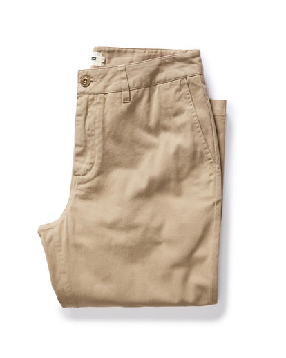 The Slim Foundation Pant in Organic Khaki