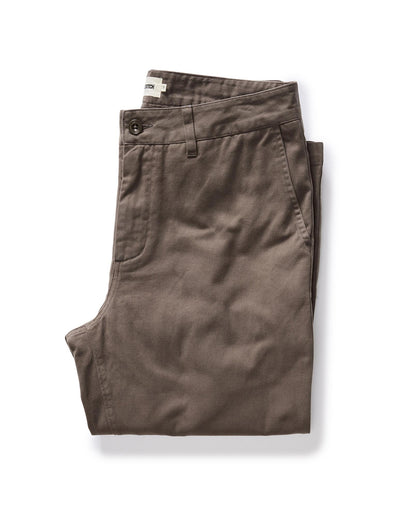 The Slim Foundation Pant in Organic Espresso